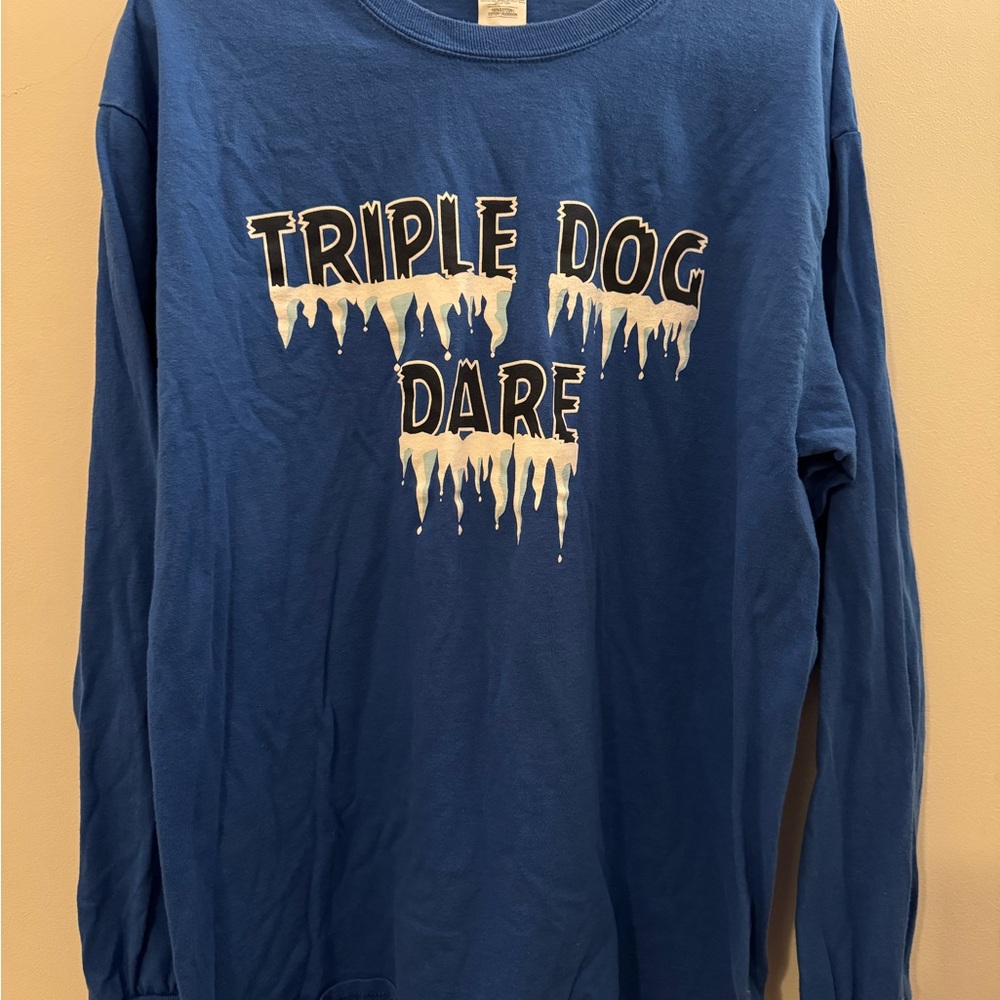 Triple Dog Dare LS tee Large